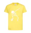 Детская футболка Football skeleton Лимонный фото