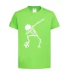 Детская футболка Football skeleton Лаймовый фото