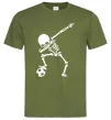 Чоловіча футболка Football skeleton Оливковий Чоловіча футболка Football skeleton Оливковий фото