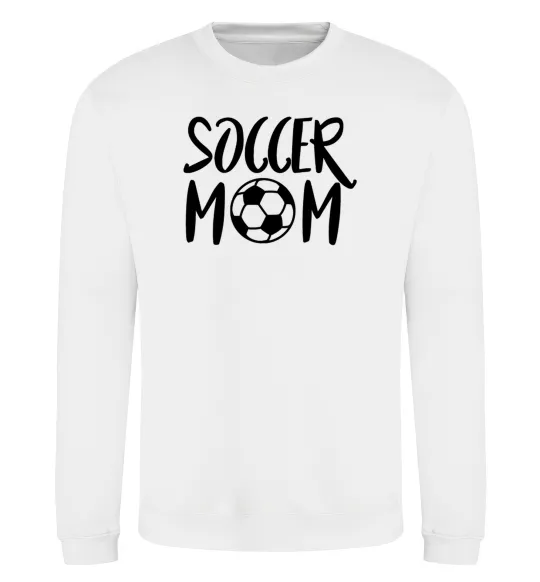 Свитшот Soccer mom Белый фото