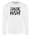 Свитшот Soccer mom Белый фото