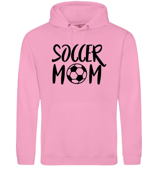 Жіноча толстовка (худі) Soccer mom Рожевий фото