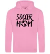 Жіноча толстовка (худі) Soccer mom Рожевий фото