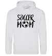 Женская толстовка (худи) Soccer mom Серый меланж фото