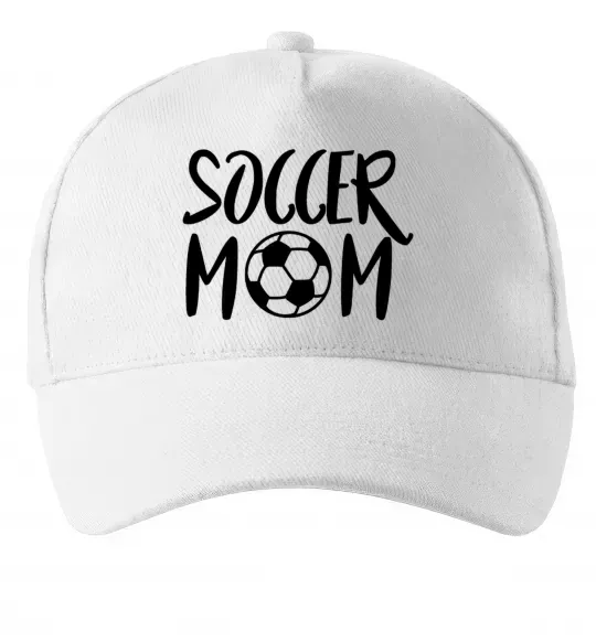 Кепка Soccer mom Білий фото