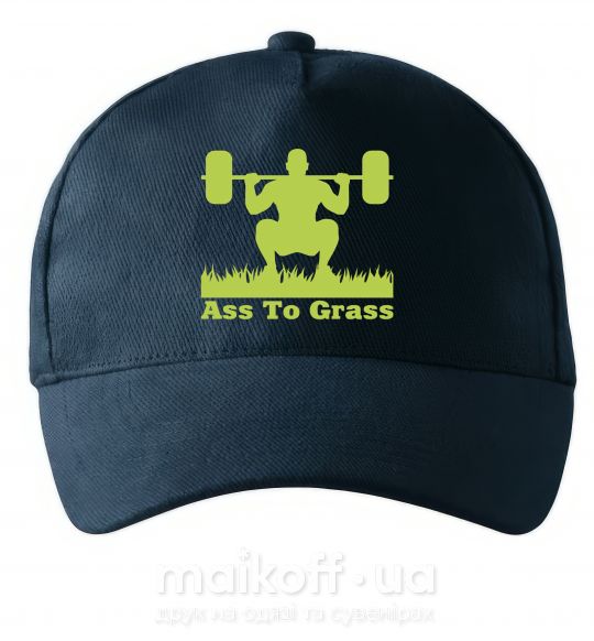 Кепка Ass to grass Темно-синій фото