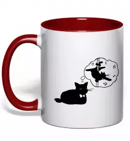 Чашка с цветной ручкой Чашка с цветной ручкой