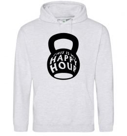 Мужская толстовка (худи) This is my happy hour weight