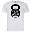Чоловіча футболка This is my happy hour weight Білий Чоловіча футболка This is my happy hour weight Білий фото