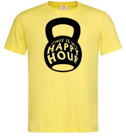 Мужская футболка This is my happy hour weight