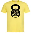 Чоловіча футболка This is my happy hour weight Лимонний Чоловіча футболка This is my happy hour weight Лимонний фото