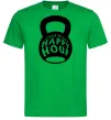 Чоловіча футболка This is my happy hour weight Зелений Чоловіча футболка This is my happy hour weight Зелений фото