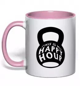 Чашка с цветной ручкой