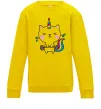 Детский Свитшот Deadlift unicorn Солнечно желтый фото