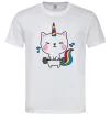 Чоловіча футболка Deadlift unicorn Білий фото