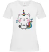 Жіноча футболка Deadlift unicorn Білий фото