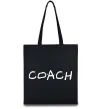 Эко-сумка Coach friends style Черный Эко-сумка Coach friends style Черный фото