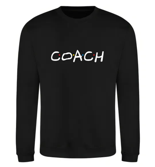 Світшот Coach friends style Чорний фото