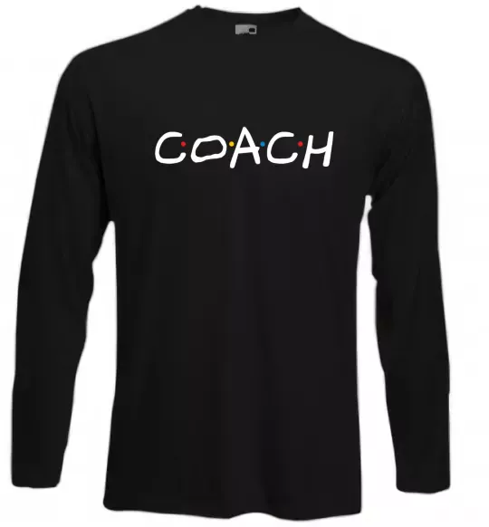 Лонгслив Coach friends style Черный фото
