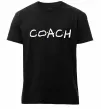 Чоловіча преміум футболка Coach friends style Чорний фото