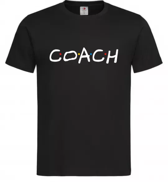 Мужская футболка Coach friends style Черный фото