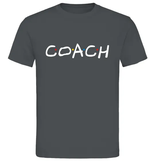 Мужская футболка Coach friends style Графит фото