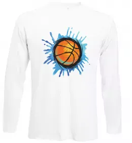 Лонгслив Basketball love Черный фото