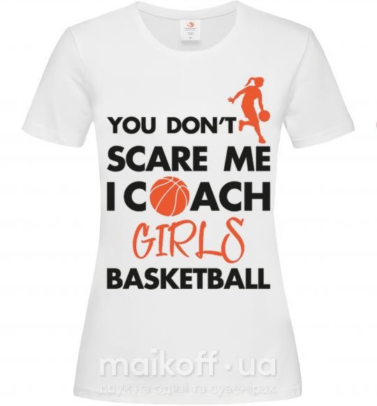 Женская футболка Coach girls basketball Белый фото