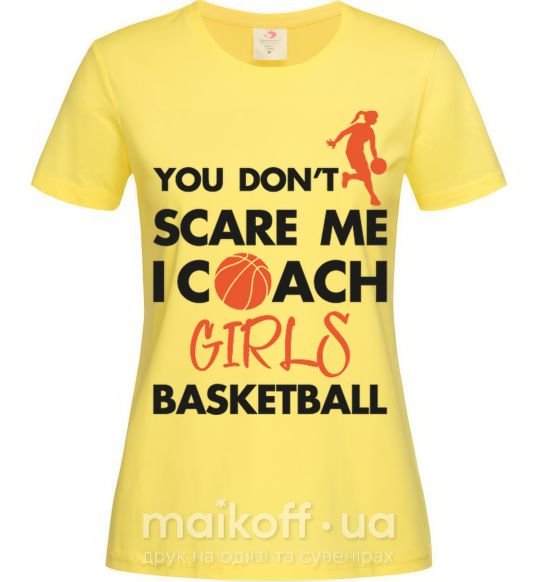Женская футболка Coach girls basketball Лимонный фото