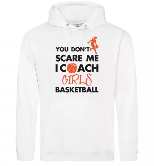 Жіноча толстовка (худі) Coach girls basketball Білий фото