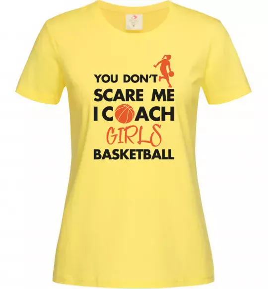 Женская футболка Coach girls basketball Лимонный фото