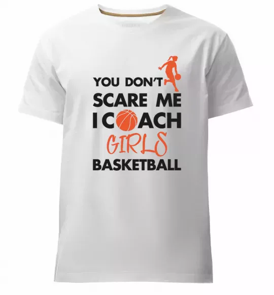 Чоловіча преміум футболка Coach girls basketball Білий фото