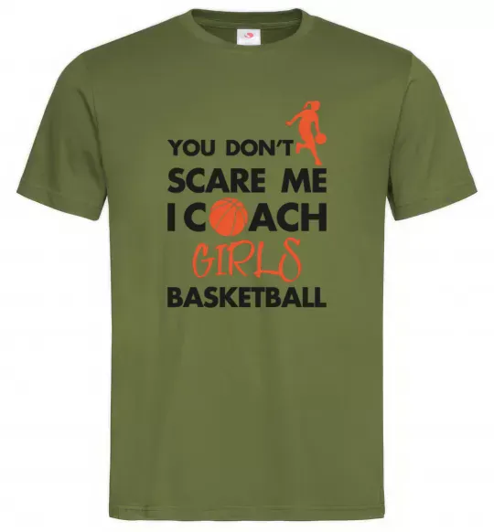 Мужская футболка Coach girls basketball Оливковый фото