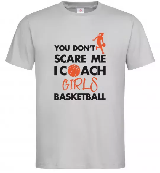 Мужская футболка Coach girls basketball Серый фото