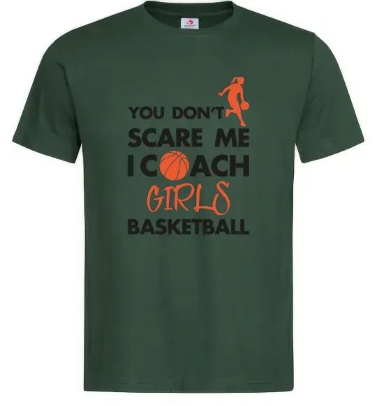 Мужская футболка Coach girls basketball Темно-зеленый фото