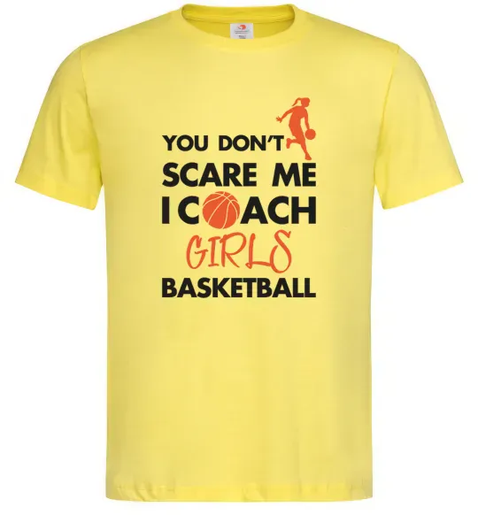 Мужская футболка Coach girls basketball Лимонный фото