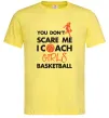 Мужская футболка Coach girls basketball Лимонный фото