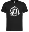 Чоловіча футболка Горилла жме Чорний фото
