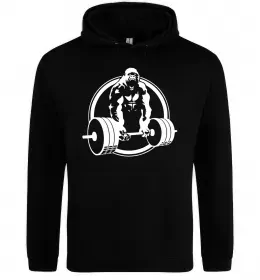 Чоловіча толстовка (худі) Deadlift unicorn Сірий меланж фото