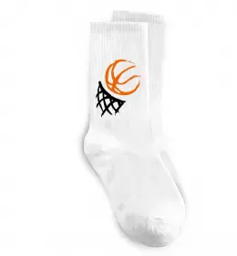 Носки Basketball love Белый фото