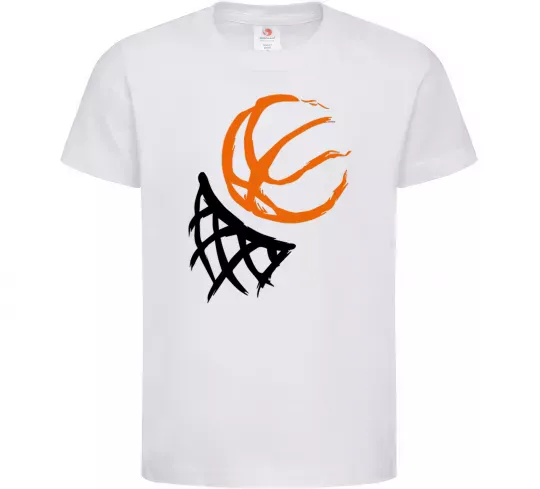 Детская футболка Баскетбольне кільце арт Белый фото