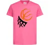 Детская футболка Баскетбольне кільце арт Ярко-розовый фото