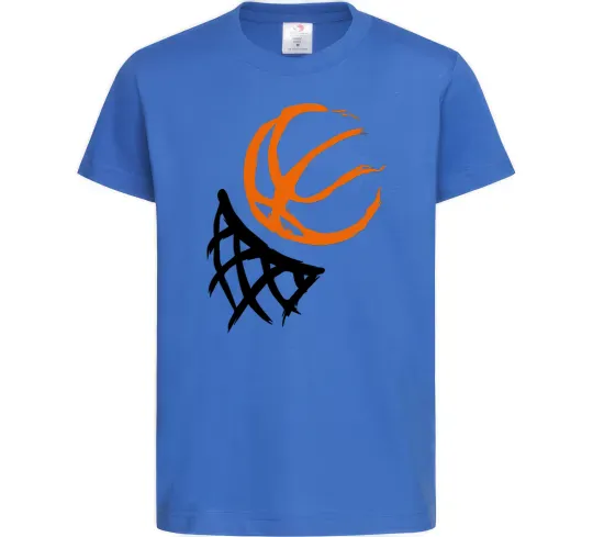 Детская футболка Баскетбольне кільце арт Ярко-синий фото