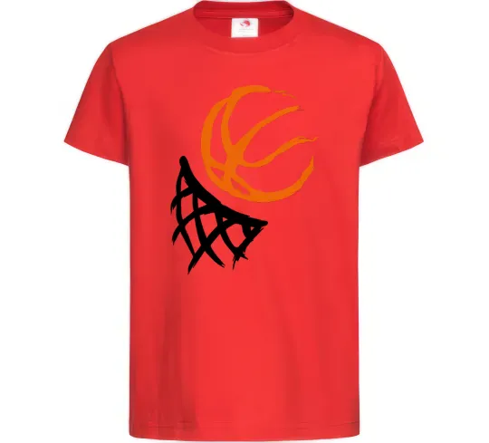 Детская футболка Баскетбольне кільце арт Красный фото