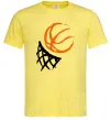 Мужская футболка Баскетбольне кільце арт Лимонный фото