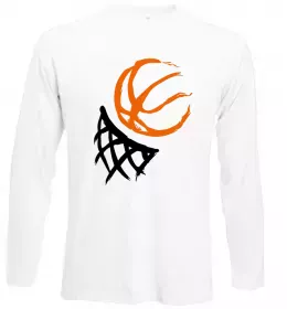 Лонгслив Basketball love Черный фото