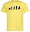 Мужская футболка Эволюция хоккей Лимонный фото