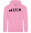 Чоловіча толстовка (худі) Еволюція хокей Рожевий Чоловіча толстовка (худі) Еволюція хокей Рожевий фото