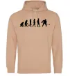 Мужская толстовка (худи) Еволюція хокей Песочный фото