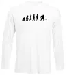 Лонгслив Еволюція хокей Белый фото